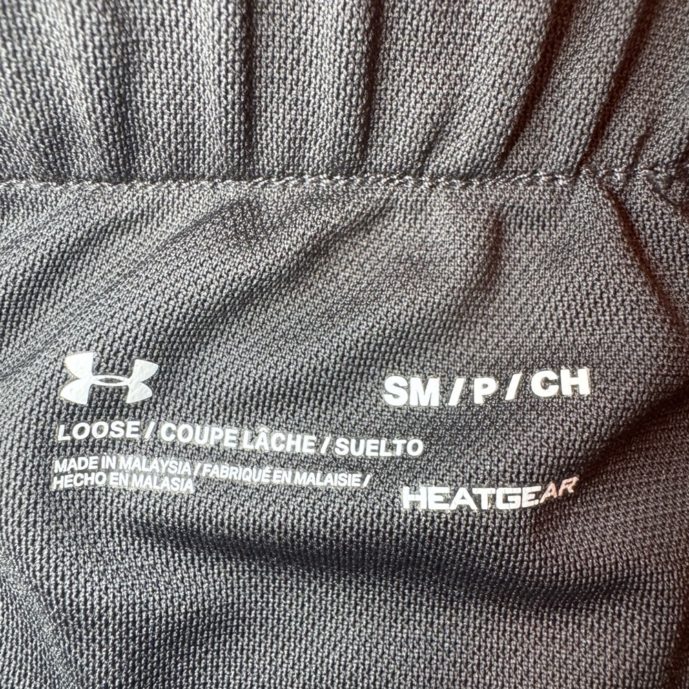 Under Armour charcoal grey workout shorts. - Picture 3 of 4